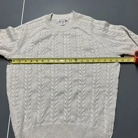 NWT Athleta Hawthorn Textured Crew Sweater - Size XXS - Picture 10 of 12